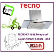 TECNO KP 9988 Tempered Glass Chimney Cooker Hood