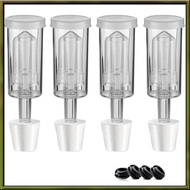Fermentation Lids Airlock Kit with 6Stopper,Air Locks Fermentation Airlock Beer Wine Kombucha Brewin