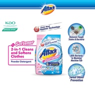 ATTACK Detergent Plus Softener Sweet Floral Concentrate Detergent Powder (ATS) - 200g