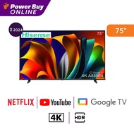 HISENSE ทีวี A6500N Series Google TV 75 นิ้ว 4K UHD LED รุ่น 75A6500N ปี 2024