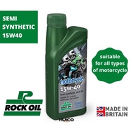 ROCK OIL Motorcycle Semi Synthetic 15W40 Engine Oil
