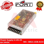Power Supply S-145-24 / S14524 6A 24VDC Fort