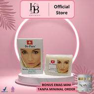 DR PURE RICE MILK BEAUTY BRIGHTENING SOAP 90gr BPOM - SABUN DR PURE Beauty whitening Rice Milk DR PU