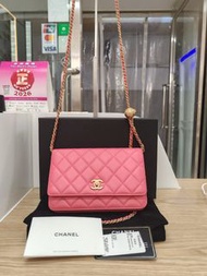 Chanel pink 金球woc