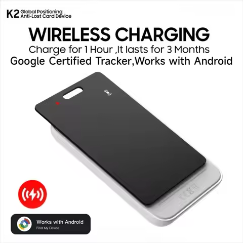 Wireless Charge Wallet Tracker Card IP68 Key Bag Luggage Pet Google GPS Tracker GPS Locator Google F