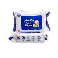 Anakku wet wipes tisu basah anakku 30 keping