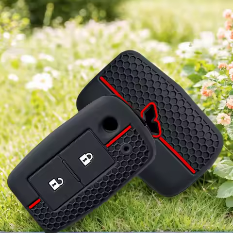 For Mitsubishi Triton 2025 Glx triton 2025 Silicone Remote Car Key Fob Cover Case Key Holder Keychai