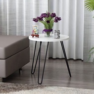 Minimalist Round Table 40x40cm Round Corner Table Modern Coffee Table Bedside Table/ Living Room Tab