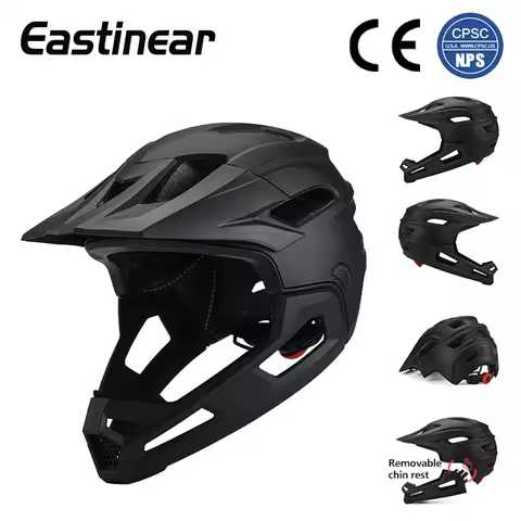 Eastinear Bicycle Helmet Mtb Adult Bicycle Mountain Bike Helmet Adult In-Mold Dh Mtb Bicycle Full Fa
