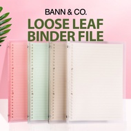 Refillable Ring Binder File/Folder - A5 (20 Holes) / B5 (26 Holes)