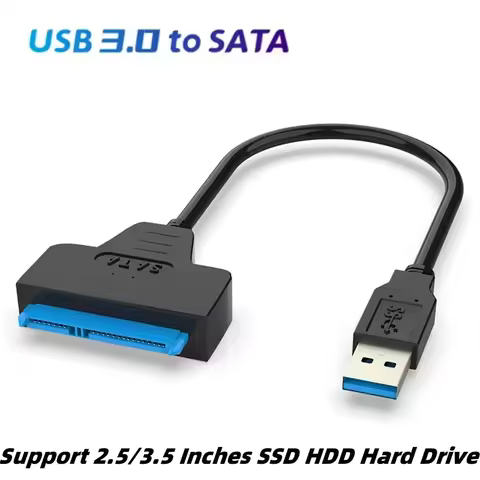 SATA to USB Cable USB to SATA III Hard Driver Adapter For 2.5" HDD/SSD SATA III Hard Disk Drive USB 