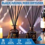Black Aroma Reed Diffuser 50ml - Enhance Home Scent with Natural Fragrance