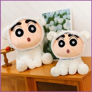 SQ4 Crayon Shin-chan Plushie Shiro Transforms into Shin-chan Plush Companion Doll Soft Pillow QS4