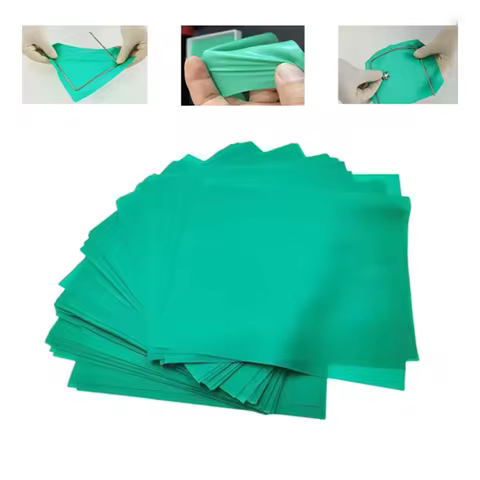 10pcs Dental Rubber Dam Natural Rubber Latex Barrier Dam Dental Dam Sheet 5*5/6*6" Oral Care Materia