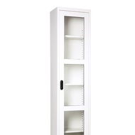 [จัดส่งพร้อมติดตั้งฟรี] KIOSK ตู้สูง 1บานเปิดกระจก รุ่น MAXBOOK ตู้เหล็กเก็บหนังสือหรือโมเดลทรงสูง