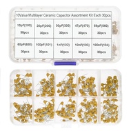 300PCS 10Value 50V 10pf 20pf 30pf 47pf 56pf 68pf 100pf 1nf 10nf 100nf Multilayer Ceramic Capacitor A
