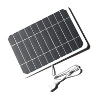 5W/2W 5V Small Solar Panel with USB DIY Monocrystalline Silicon Solar Cell Waterproof Camping Portab