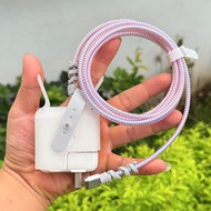 Apple Macbook Air M3 M4 pro Charger Data Cable Protective Case 30W 35W 70W Case Winding Rope