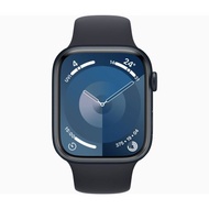 Apple Watch Series 9 智能手錶 GPS 45mm午夜暗色鋁金屬錶殼午夜暗色運動錶帶M/L 預計7天内發貨 -