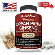 100% Original Products.120 Capsule.Pure Korean Red Ginseng Vegetables Supplement.High Strength Ginse