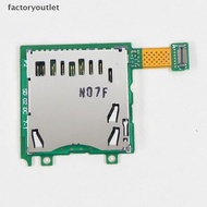 FCMY 1Pcs Game Console Accessories Replacement Parts For 3DS/NEW 3DS Micro SD Card Slot Socket TF Ca