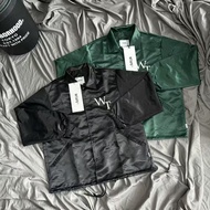 DXNJ WTAPS Satin Letter Embroidery Coach Jacket Loose Large Size Male Female Couple