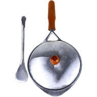 Aluminum Hopper Pan with Lid & Spatula, Product of Sri Lanka