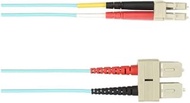 Black Box Network - FOCMP10-001M-SCLC-AQ - Black Box Fiber Optic Duplex Patch Network Cable - 3.20 f