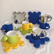 Ins Korean Nordic Ceramic Planet Mug Set Coffee Mug Tea Mug Cup Set Cawan Pinggan Set