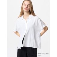 Uniqlo - Short sleeve rayon Blouse