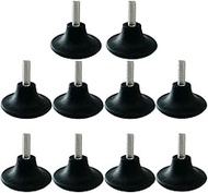 SHUYUNGE 10 PCS M8 Adjustable Furniture Levelers Screw in Threaded Screw in Threaded Levenling Feet 
