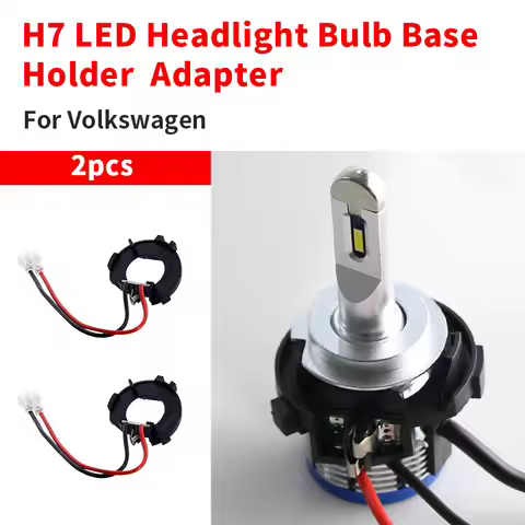 2PCS For Golf Jetta MK7 MK6 Scirocco Touran Sharan Mercedes-Benz H7 Car Led Headlight Base Replaceme