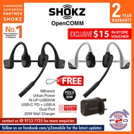 Shokz OpenComm (formerly Aftershokz OpenComm) Wireless Bone Conduction Headphones