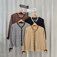 ALUNA OUTHER FJ - WOMEN'S KNITTED CARDIGAN / OUTHER KOREAN STYLE - FA43