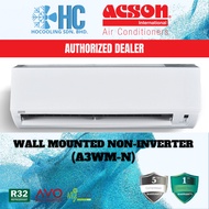 ACSON Wall Mounted 1hp/1.5hp/2hp/2.5hp Non-Inverter A3WM10/15/20/25N ***KLANG VALLEY ONLY***