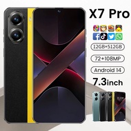 X7 Pro Smartphone 12GB+512GB 7.3 inch 4G/5G 8000mAh Cellphone Full HD Camera Android Phone
