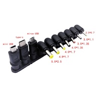 8/10/23PCS DC Power Adapter Connector Kit Male To Female 5.5x2.1mm Universal Jack Socket DC To Mirco