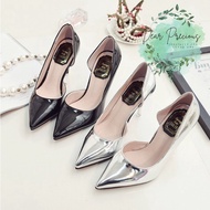 Shine Surface Pointed Heels (8CM)