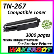 TN267 Compatible for Brother Laser Toner ( TN-267 TN267 ) High Capacity of TN263 TN-263 TN 263 Black