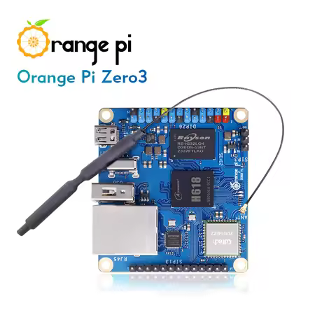 Orange Pi Zero 3 Allwinner H618 1 / 1.5 / 2 / 4 GB RAM DDR4 WiFi5 Bluetooth5.0 Mini PC Development B
