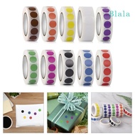 Blala 1000Pcs Colorful Dot Sticker Adhesive Dots Label Self Adhesive Dot Sticker 13mm For Document L