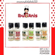 Set 2 in 1 Chicken Powder By Ibu Anis (7M+)