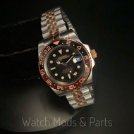 WMNP Seiko Mod True Custom GMT Rootbeer NH34, GMT Jalan Bro.!