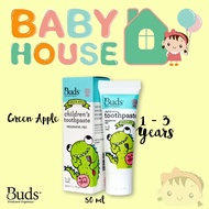 Buds for Kids toothpaste with Fluoride - Green Apple
