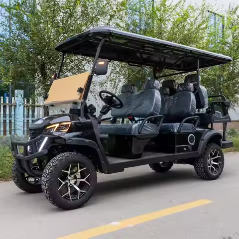 4x4 Seater Off-Road Golf Car Street Legal 72V Electric 2+2 4 Seater Off Road Buggy Lithium Battery M