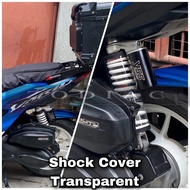 YSS &amp; RCB Shock Cover Transparent 265mm - 330mm (1 piece only)