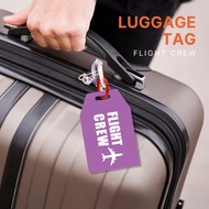 Happylife Luggage Tag FLIGHT CREW Acrylic Waterproof Strong Beautiful Design