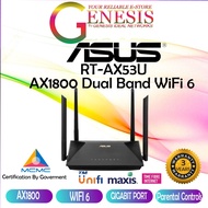 ASUS RT-AX53U AX1800 Dual Band WiFi 6 (802.11ax) Router supporting MU-MIMO and OFDMA technology, wit