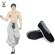 Toji Fushiguro Shoes Touji Fushiguro Cosplay Costume Anime Short Sleeve Suit Top Pants Outfits