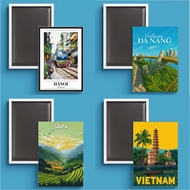 Fridget Fridge Magnet Souvenir By Vietnam Hanoi Sapa Ho Chi Minh City Fridge Magnet